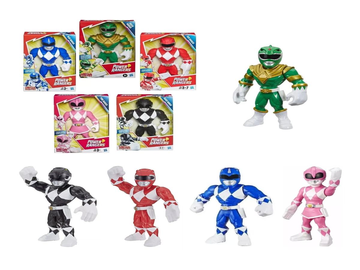 LOTE 041: FIGURAS POWER RANGERS + NERF