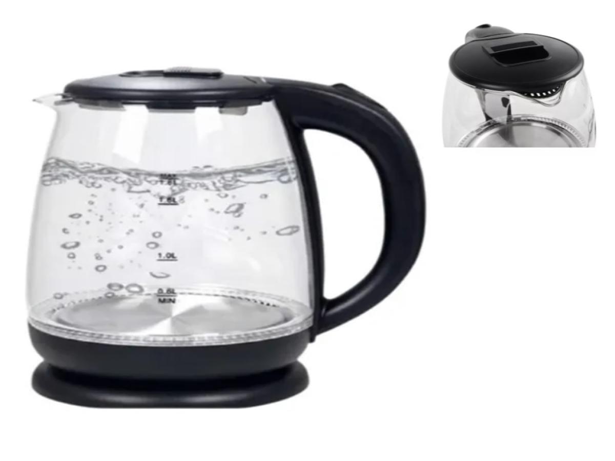 LOTE 128: MIX HERVIDOR ELECTRICO TRANSPARENTE + COCINA ELECTRICA MAGEFESA