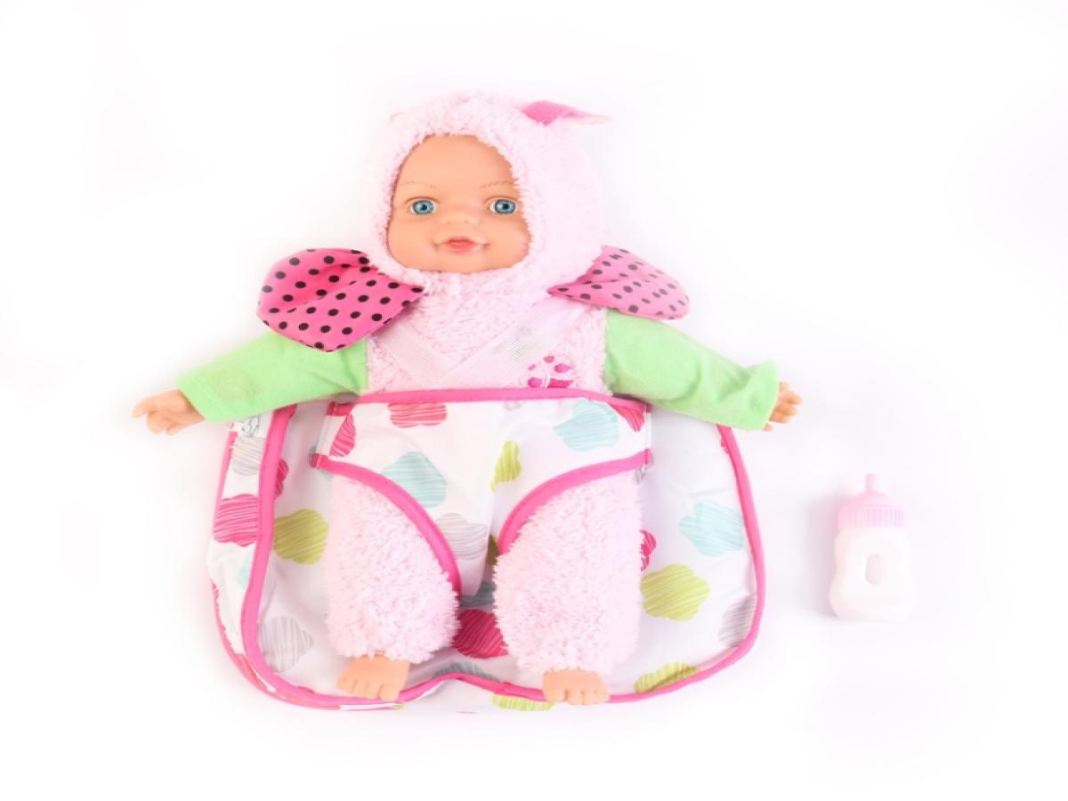 LOTE 208: MIX MUNECAS, BEBE CON ACCESORIOS