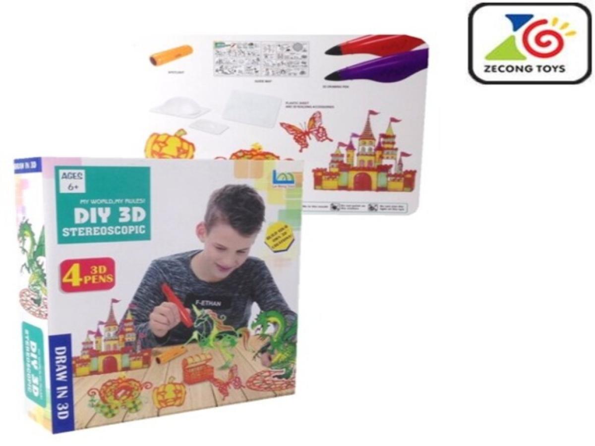 LOTE 224: JUEGO 3D CON CALOR + JUEGO DE PEGAMENTOS 3D