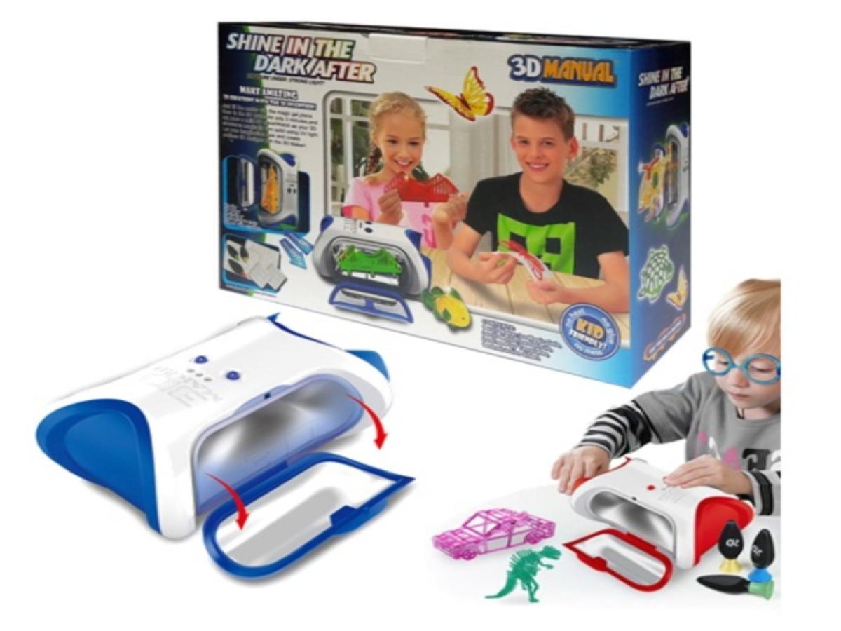 LOTE 224: JUEGO 3D CON CALOR + JUEGO DE PEGAMENTOS 3D