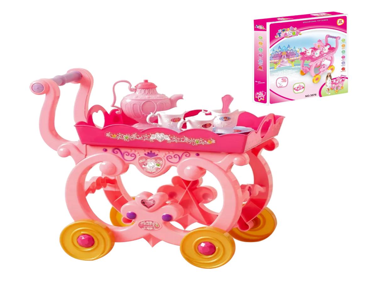 LOTE 241: HAWAIANAS PARA COLOREAR + CARRITO PARA TOMAR TE