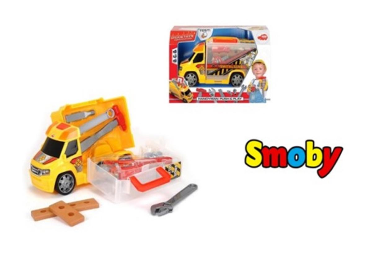 LOTE 022: CAMION MALETA DICKIE CON ACCESORIOS