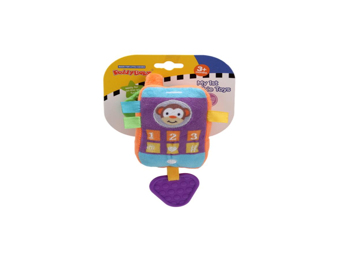 LOTE 085: TELEFONO SUAVE SENSORIAL CON SONIDOS Y MORDEDOR