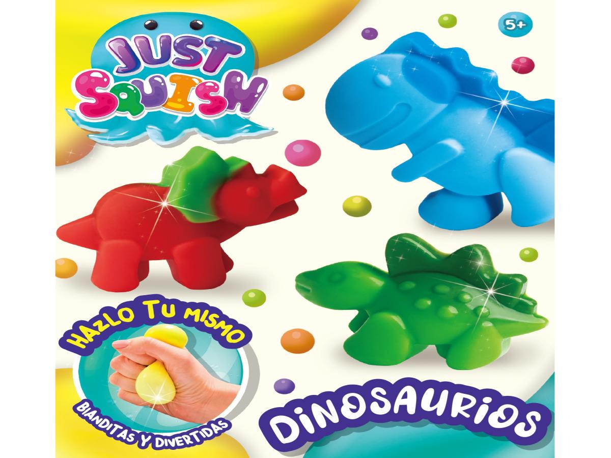 LOTE 166: SET PARA CREAR FIGURAS BLANDITAS DE DINOSAURIO