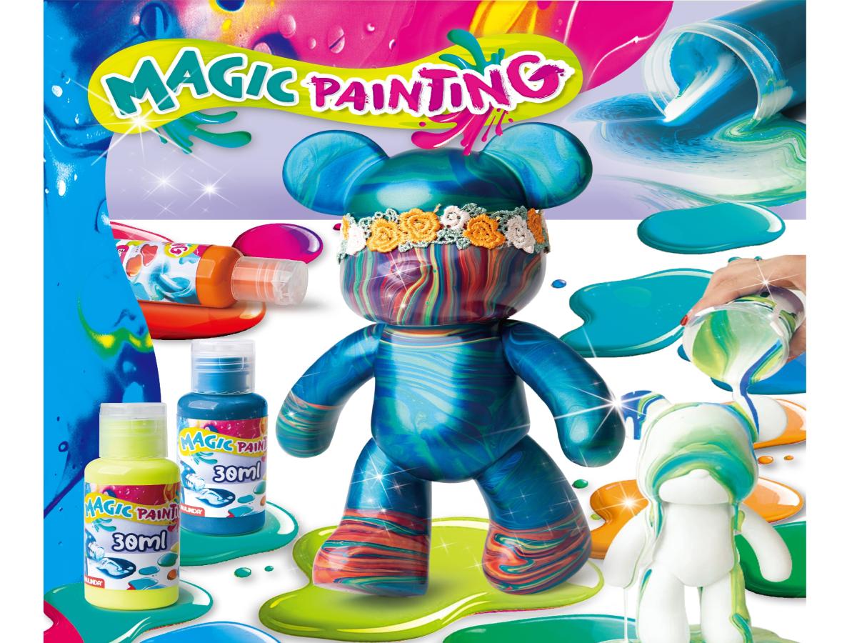 LOTE 172: CREA DISENOS CON PINTURAS MAGICAS DISENO OSO
