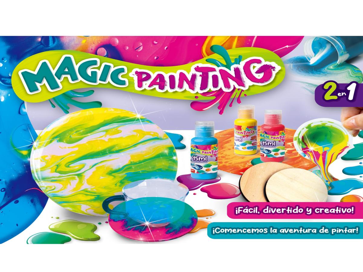 LOTE 178: CREA DISENOS CON PINTURAS MAGICAS DISENO BOLA