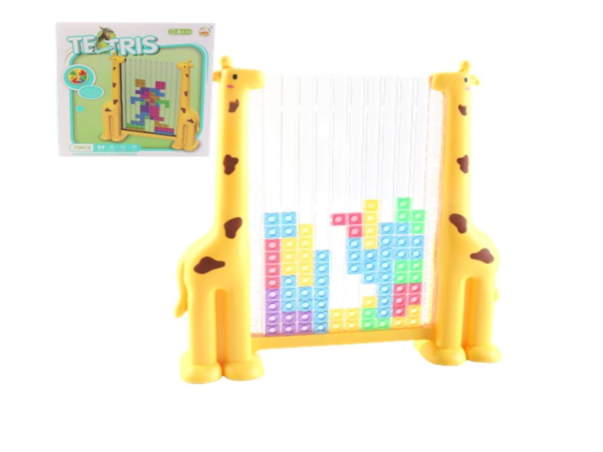 LOTE 198: JUEGO DE TETRIS 3D CON FORMA DE JIRAFA