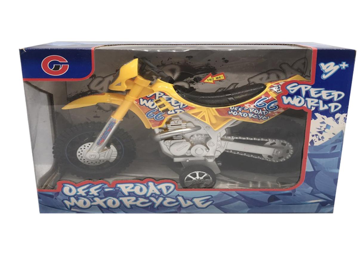 LOTE 252: MOTOCROSS TODOTERRENO CON LUCES Y SONIDOS EN CAJA