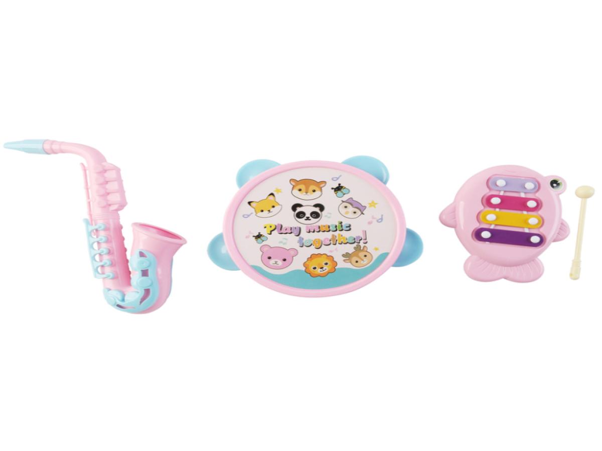 LOTE 339: SET INSTRUMENTOS MUSICALES X 3