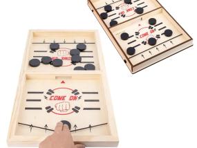 LOTE 057: JUEGO MINI HOCKEY TRASPASA LAS FICHAS TAMANO M