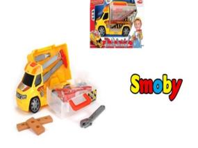 LOTE 022: CAMION MALETA DICKIE CON ACCESORIOS