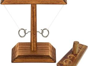 LOTE 055: JUEGO SHOT DE MADERA