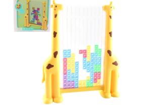 LOTE 198: JUEGO DE TETRIS 3D CON FORMA DE JIRAFA
