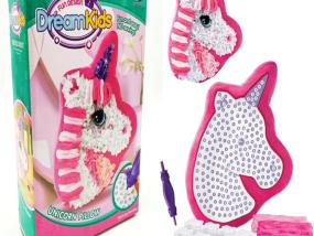 LOTE 316: ALMOHADA FORMA UNICORNIO